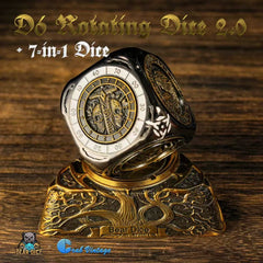 D6 Rotating Dice 2.0 Spinner EDC Toy