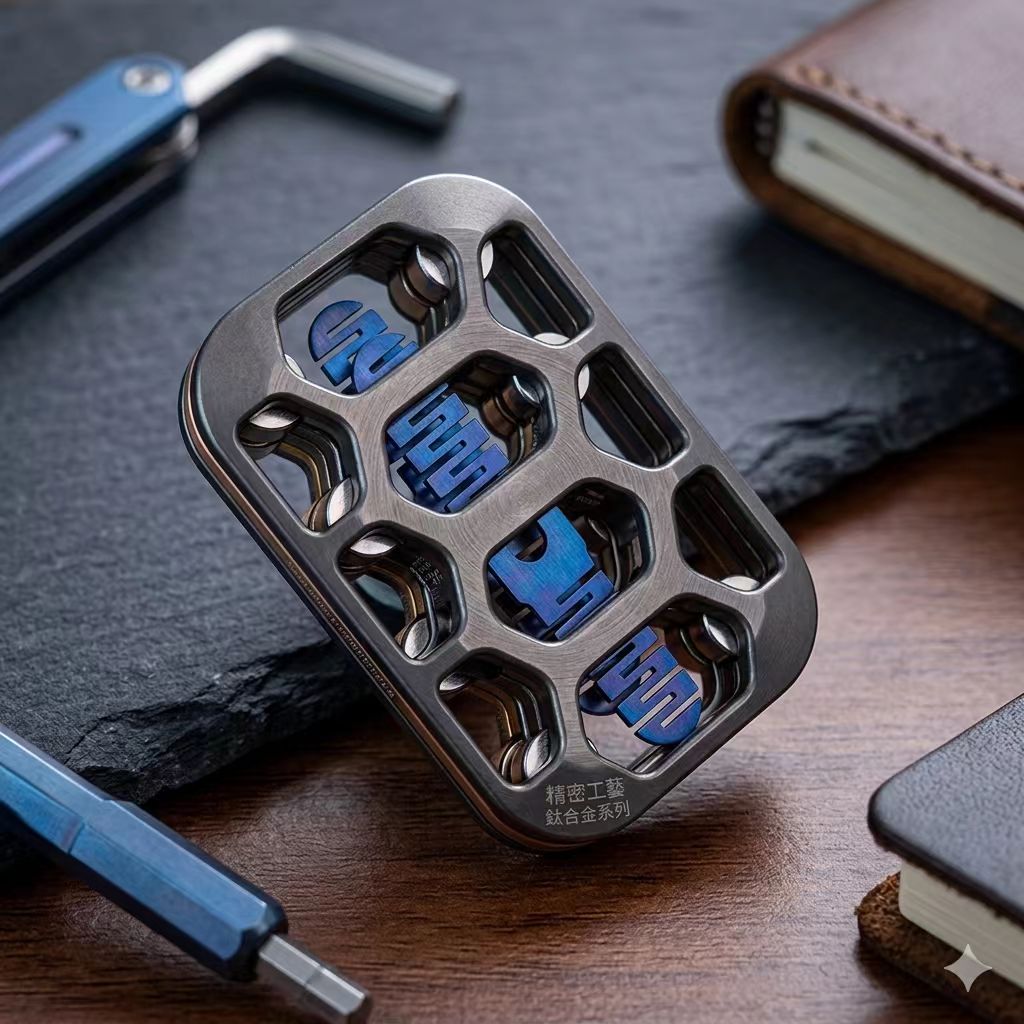 ARCEEDC Carved sound fork Slider EDC Toy