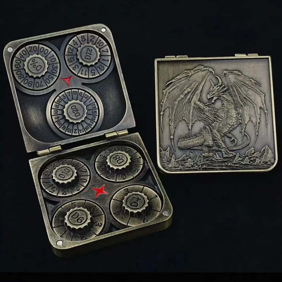 Ancient Dragon Running dice EDC Toy