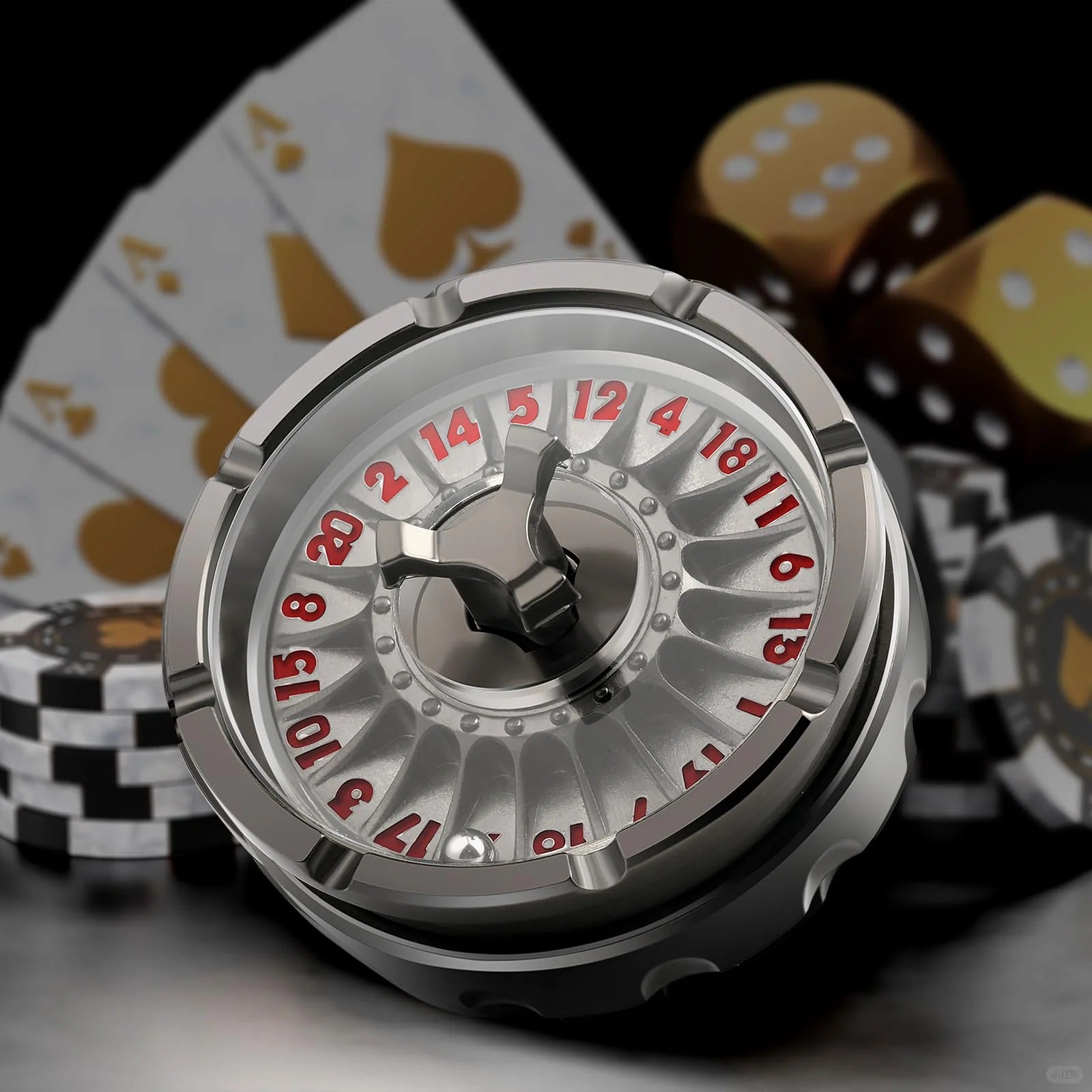 Dndnd Roulette D20 Dice gambling board EDC Toy