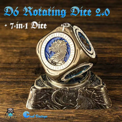 D6 Rotating Dice 2.0 Spinner EDC Toy