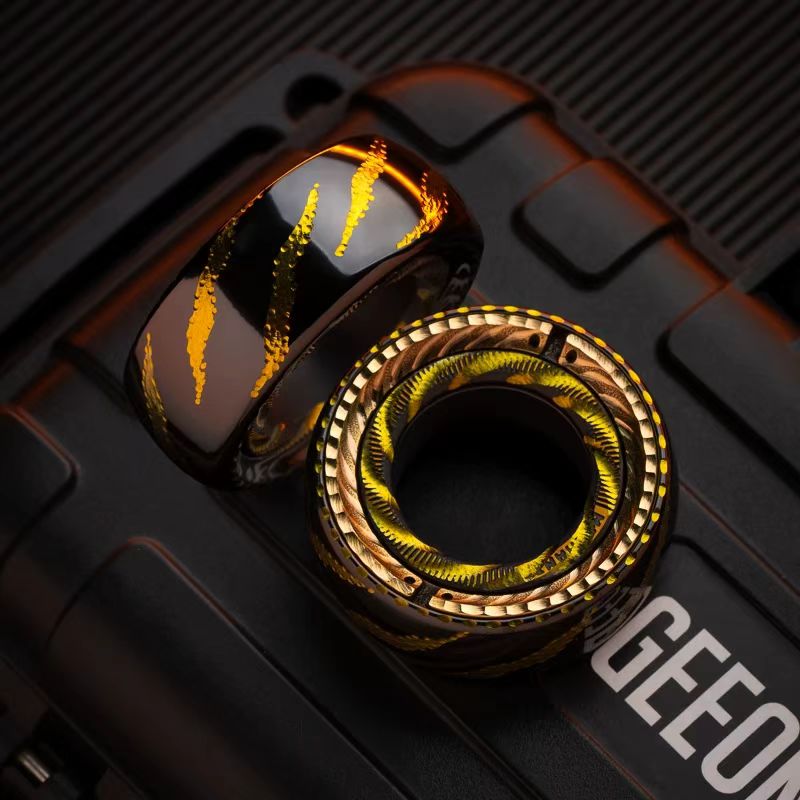 LAUTIE Mechanic-C Ring EDC Toy